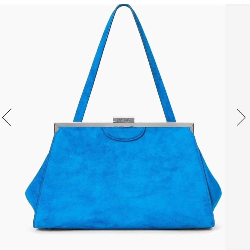 STAUD Lennon Shoulder bag | director blue suede